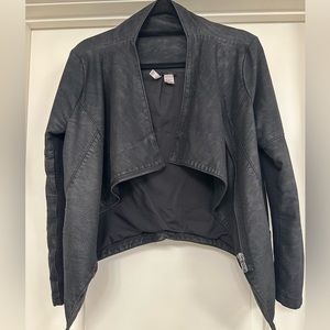 H&M Divided faux leather moto jacket
